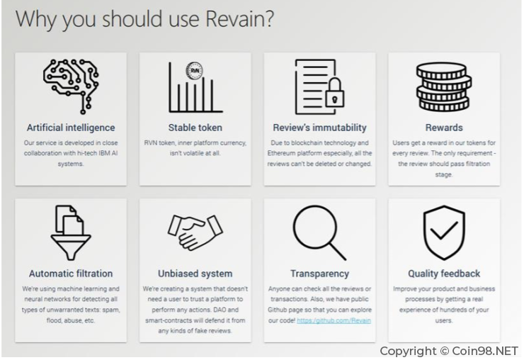 Revain có gì nổi bật