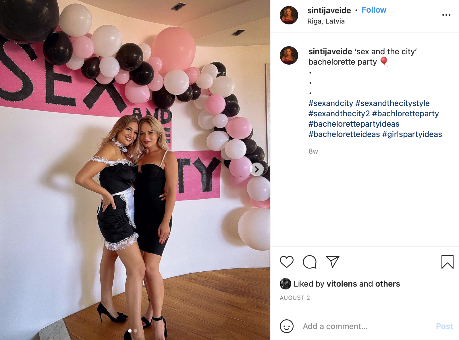 sex and the city bachelorette party