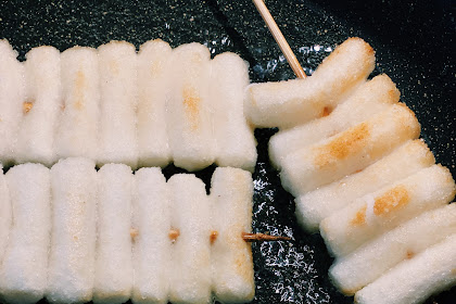 rice cake sticks with cheese
