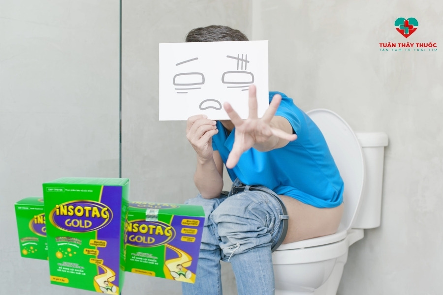 Cách trị táo bón tại nhà cho người lớn: Uống INSOTAC