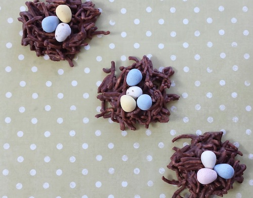Candy Bird Nests by Three Kids and a Fish