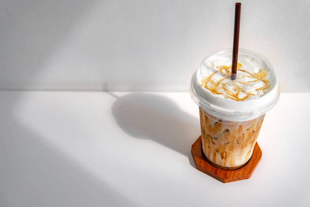 Iced caramel macchiato has 150 mg of caffeine. 