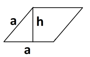 параллелограмм с отображением высоты