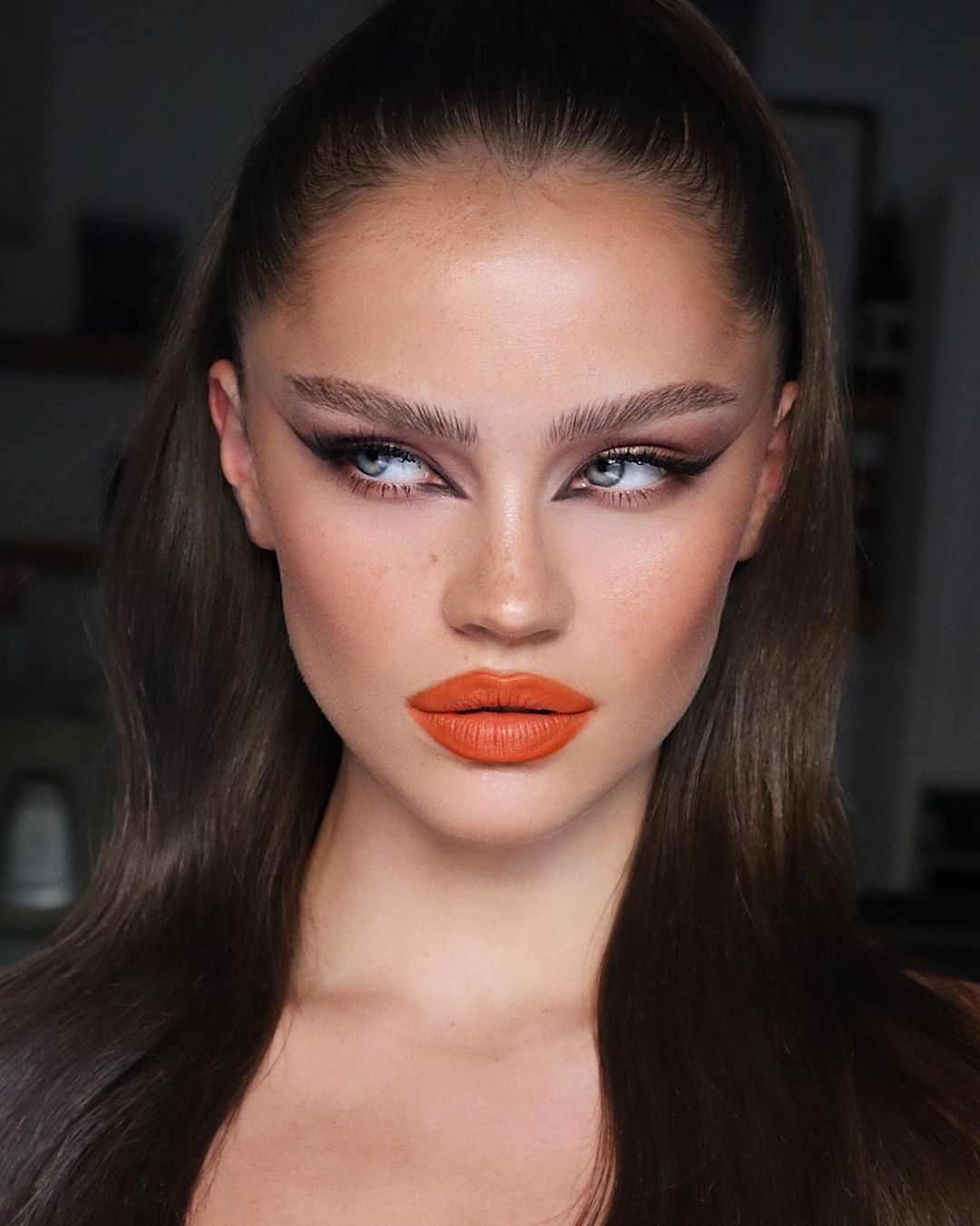 Orange Lipstick