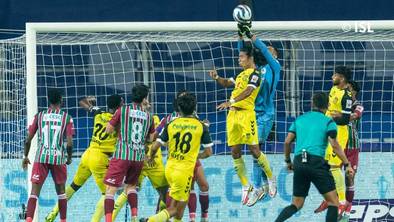 Amrinder Singh had a bittersweet day in goal for the Mariners