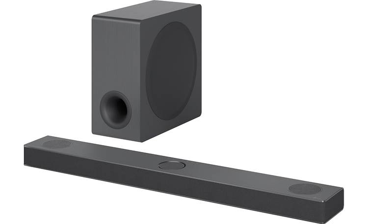 LG S80QY sound bar and wireless subwoofer system.