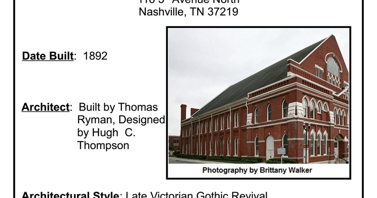 Ryman Auditorium At-A-Glance.pdf - Google Drive