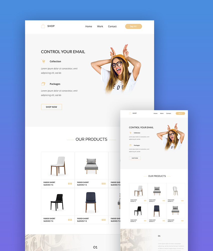 MailChimp Responsive Template for E-Commerce