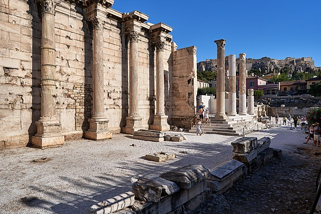 The Library of Hadrian in Athens