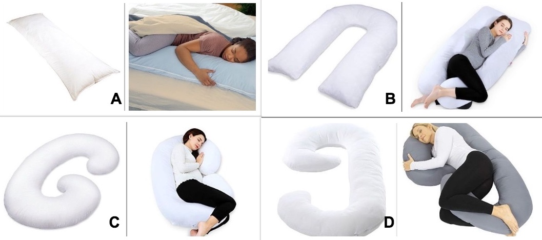 Shapes of body pillows