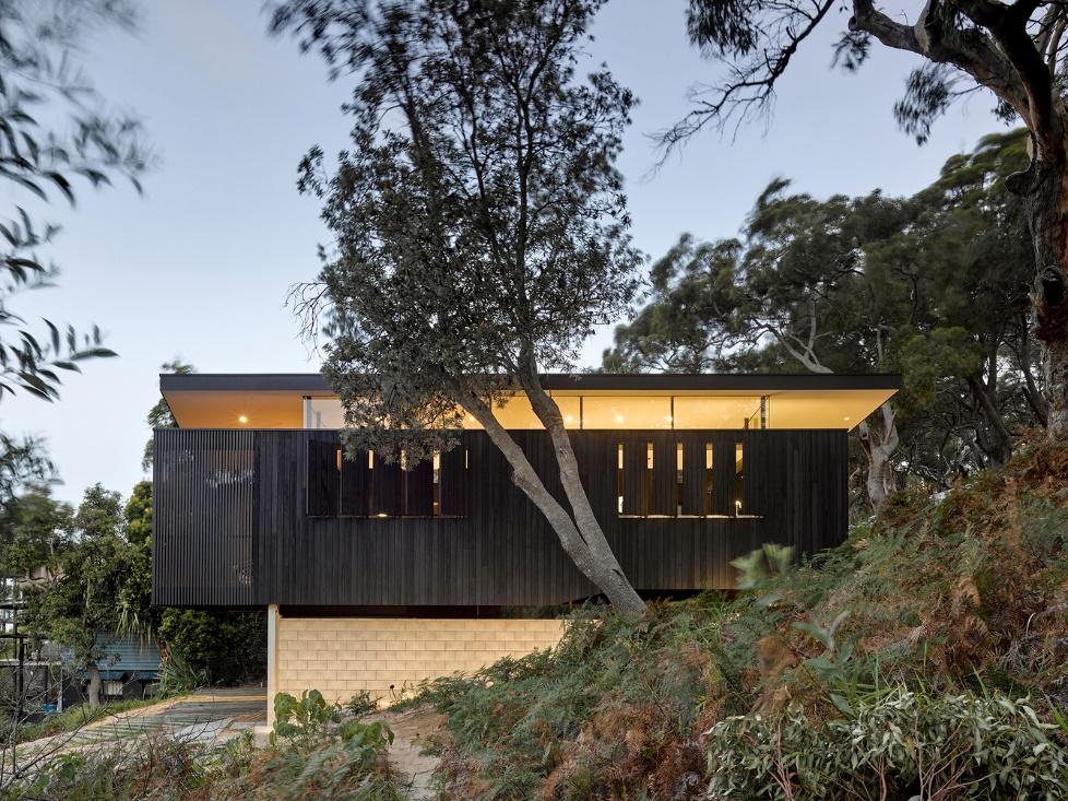 Modern Hillside House Design