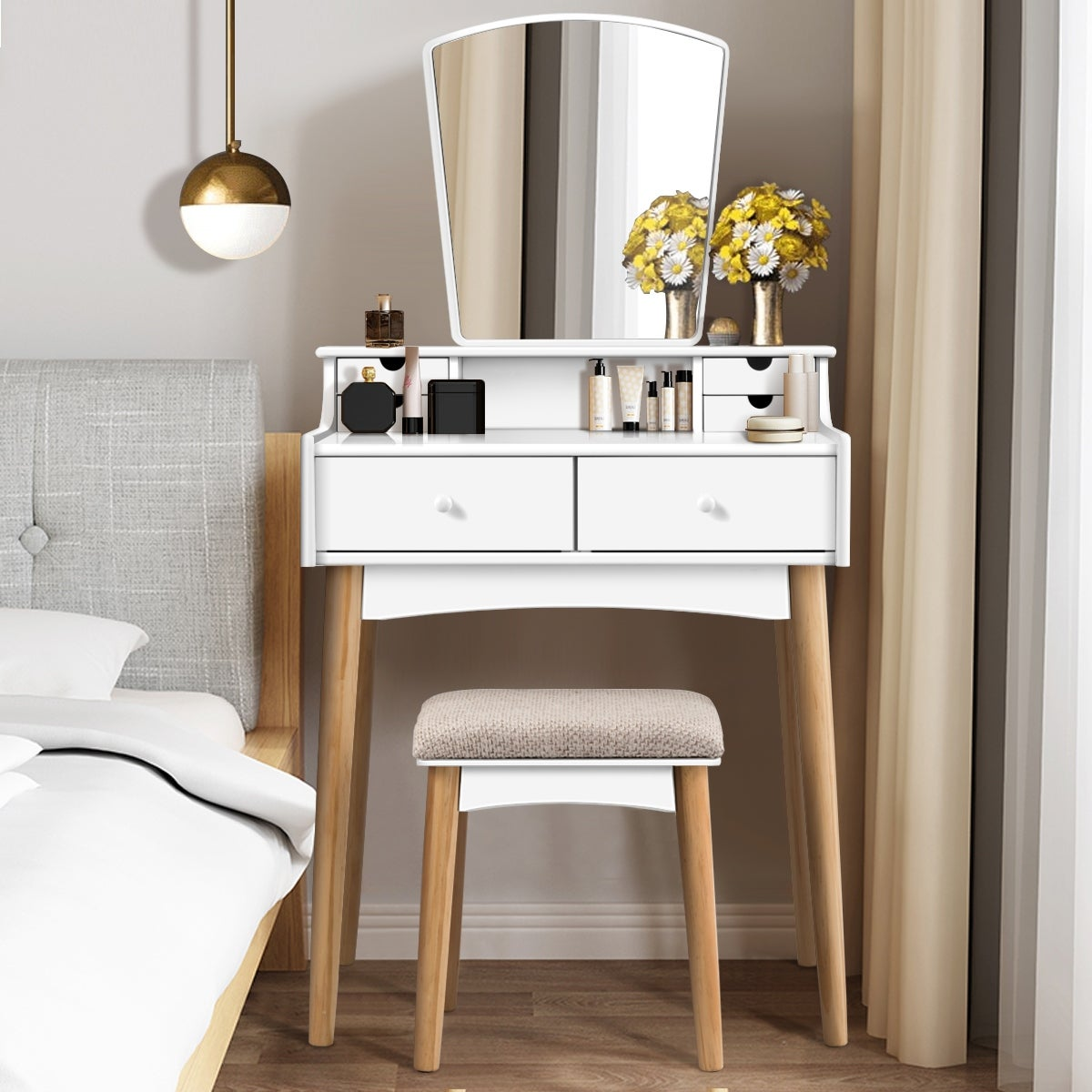 Bàn trang điểm 50cm với nhiều mẫu mã đa dạng