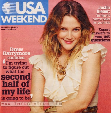 USA Weekend 20 August 2010 Drew Barrymore