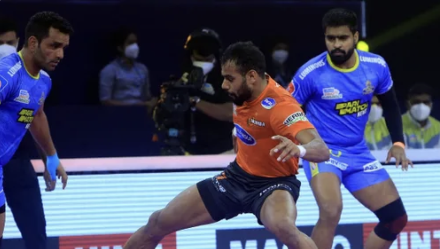 Surjeet Singh has scored 46 tackle points in this season of the Pro Kabaddi League so far