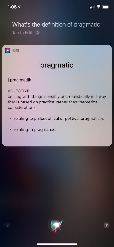 Definition Siri UI