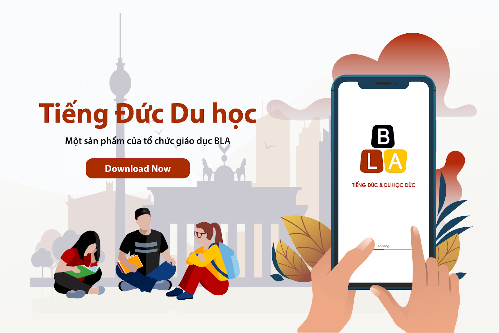 Ứng dụng tiếng Đức của tổ chức BLA