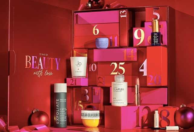 The Space NK beauty advent calendar waiting list is now live