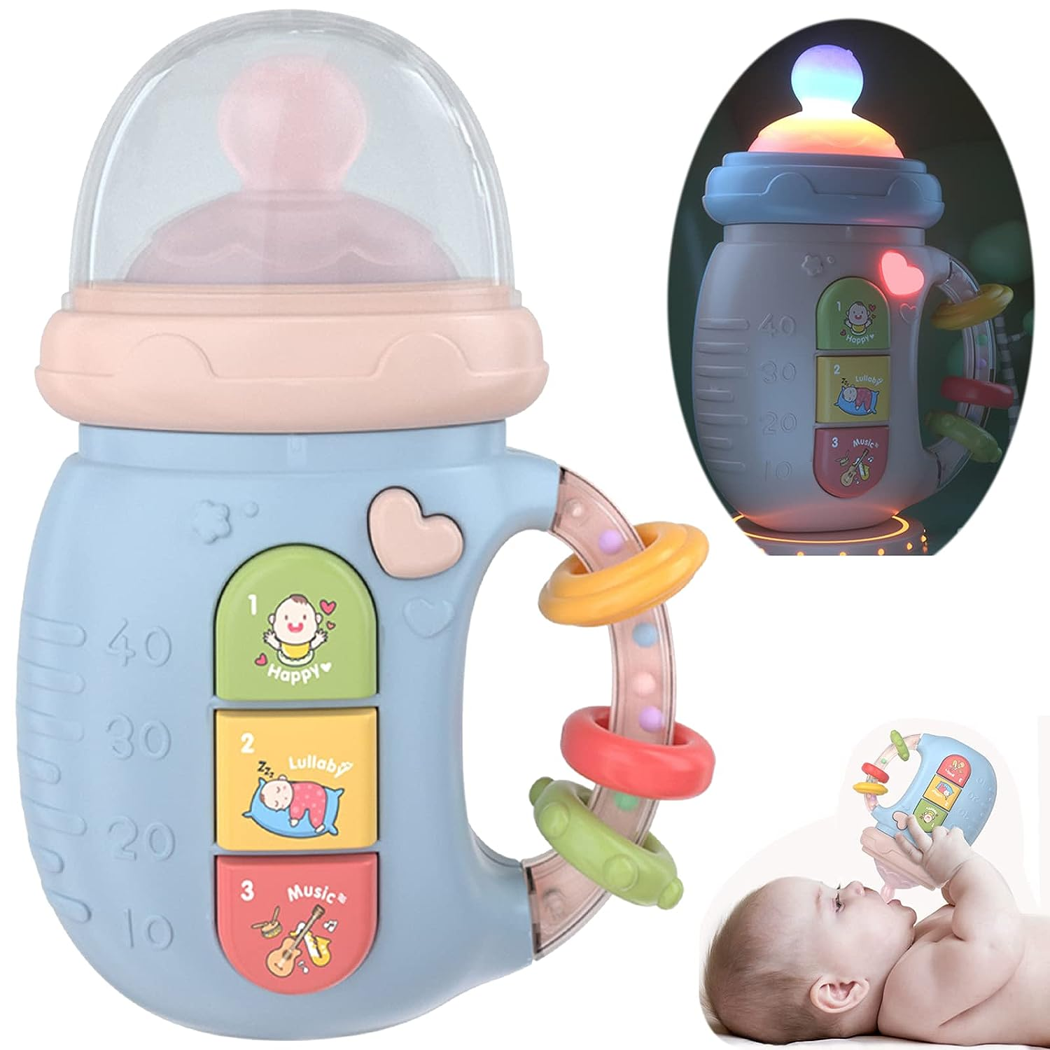 baby bottle sensory toy