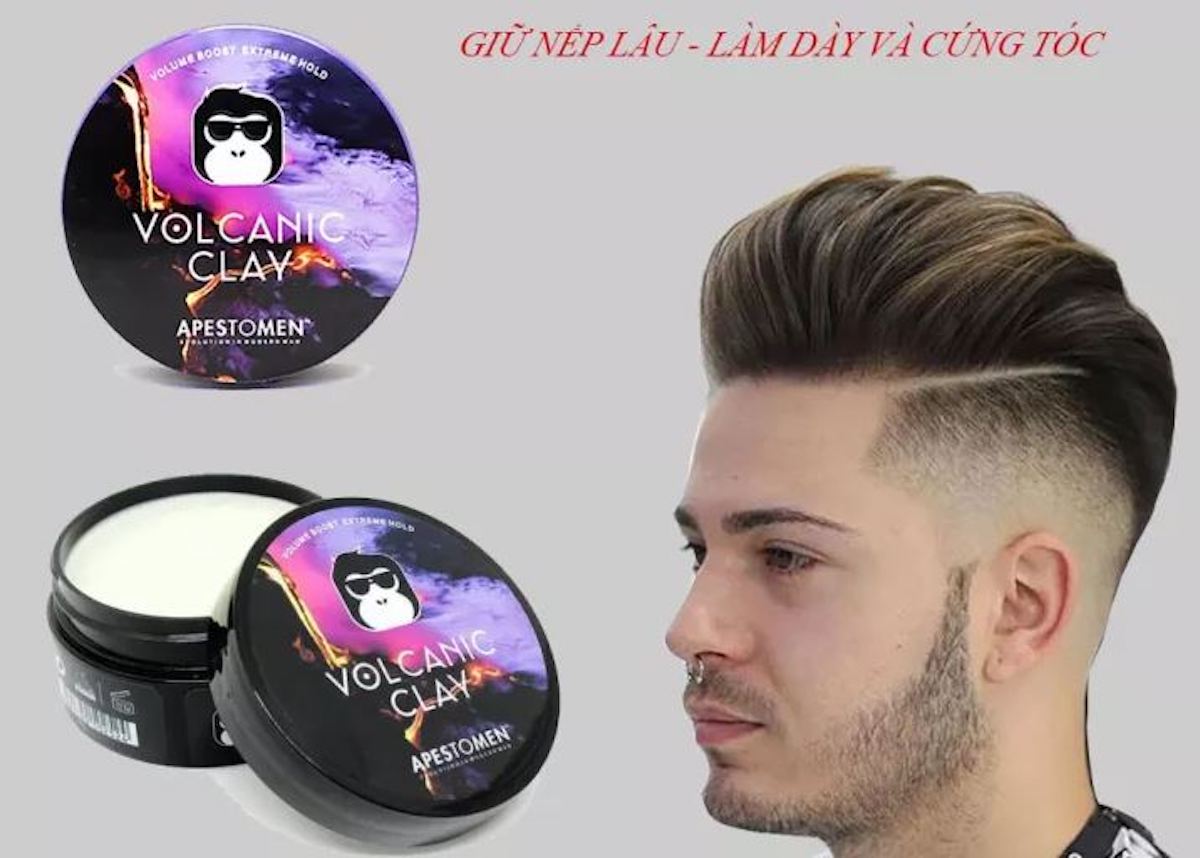 Sáp vuốt tóc undercut Volcanic Clay V4