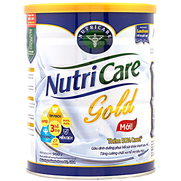 Sữa Nutricare gold 900g
