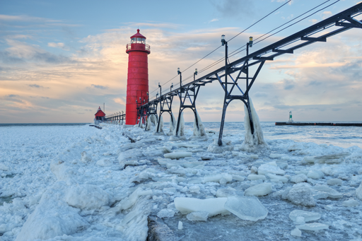 Lake Michigan Winter