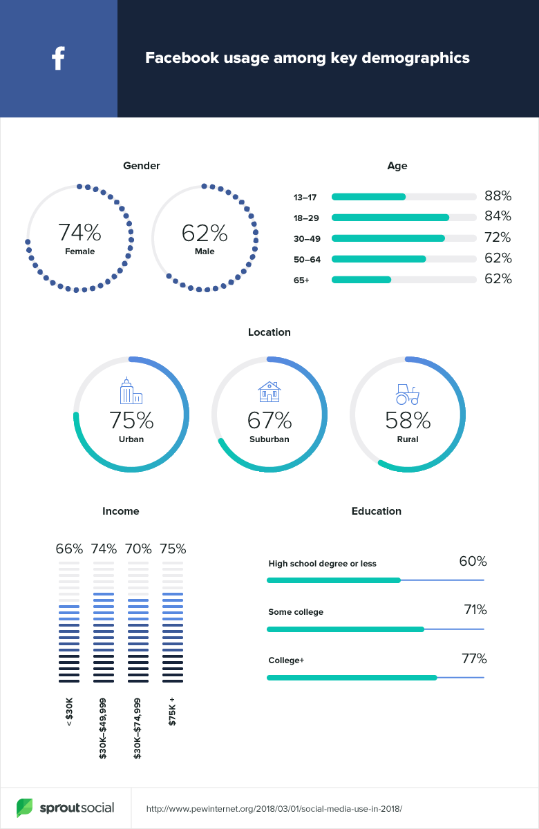 facebook key demographics