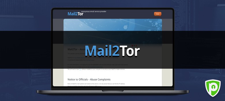 Darkweb website - Mail2Tor