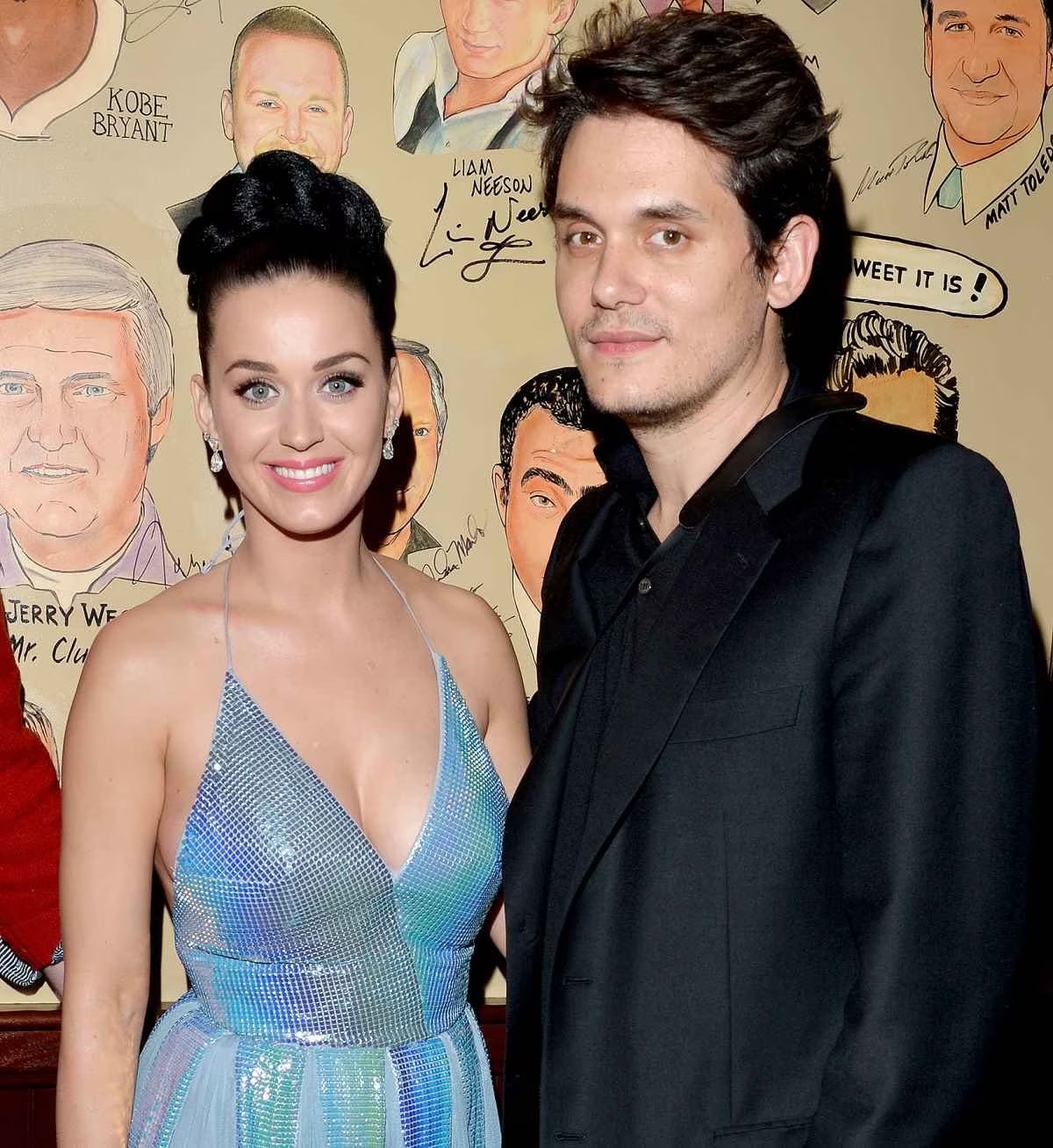 Katy Perry and John Mayer attend the Sony Music Entertainment Post-Grammy Reception at the Palm on Jan. 26, 2014, in Los Angeles. | Lester Cohen/Getty ImageLester Cohen/Getty Images for Sony Music Entertainments for Sony Music Entertainment
