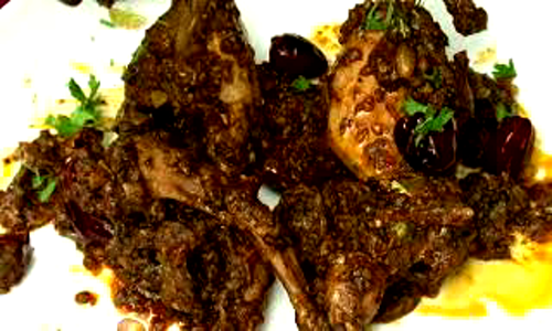Anjappar Chettinad Kaadai Pepper Fry - quail fry