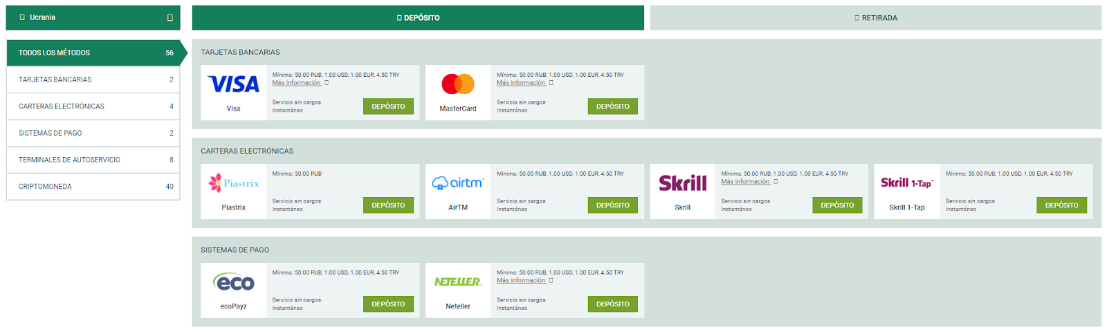 betwinner mexico deposito