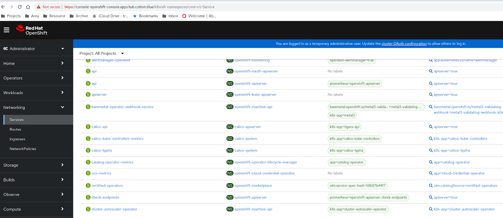 OCP Agent-based Install with extra manifests, Calico