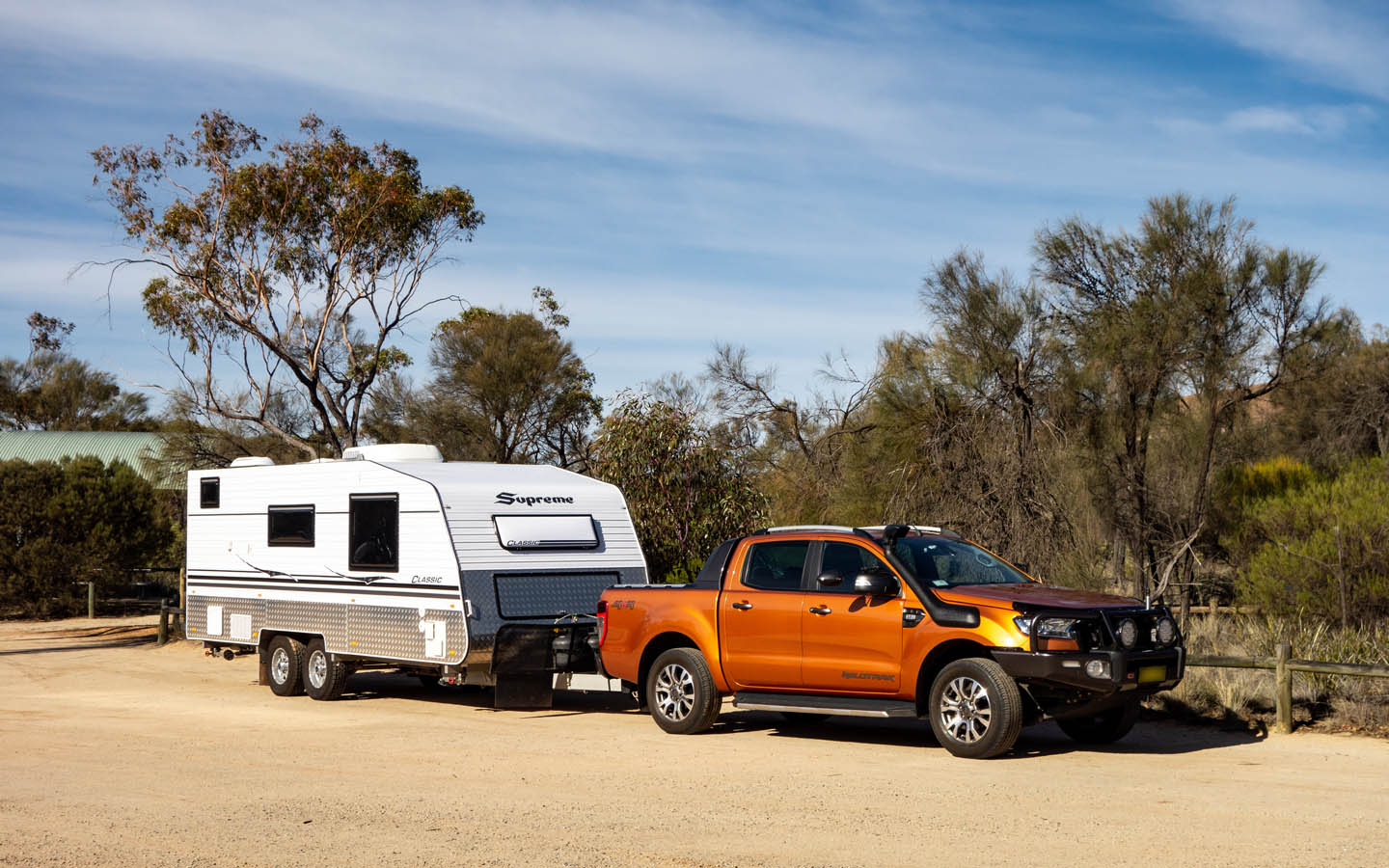 towing capacity: truck towing trailer