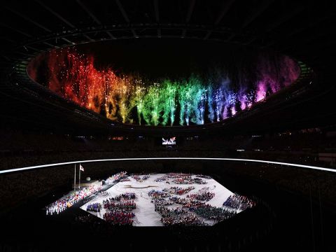 Festejo inauguración de Juegos Paralímpicos Tokio 2020