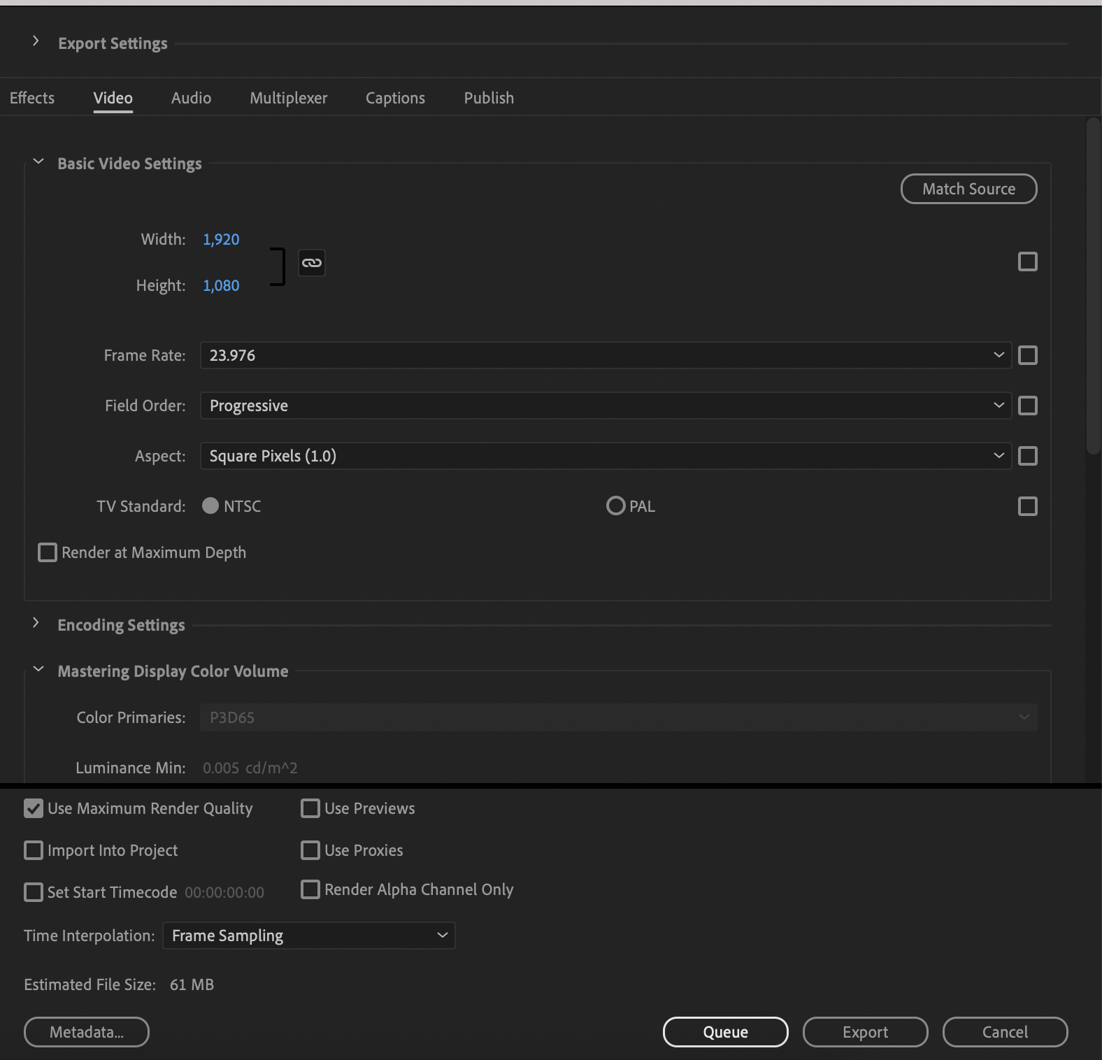 Premiere Export Settings for YouTube: The Ultimate How-To Guide 6