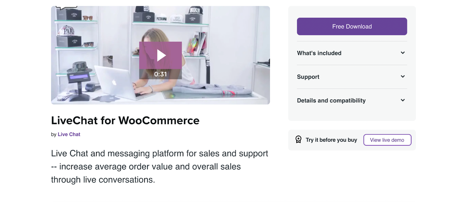 livechat for woocommerce dropshipping