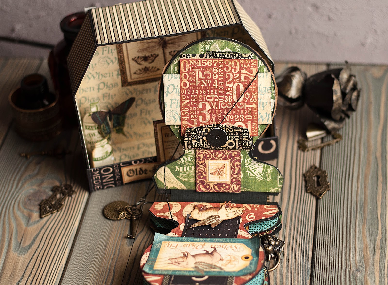 Olde Curiosity Shoppe-Album and Shoppe-tutorial by Lena Astafeva-products by Graphic 45-37.jpg