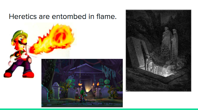 Luigi's Mansion Dante's Inferno - fire