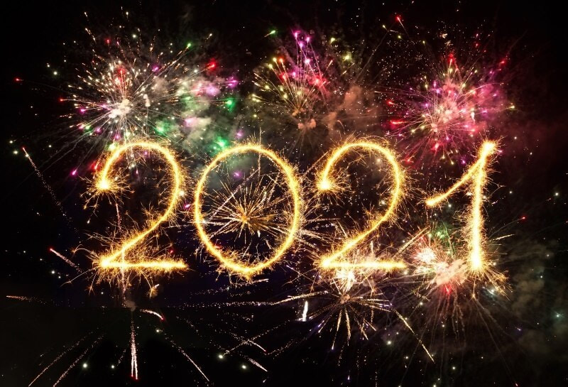 DaShan 6x4ft Polyester Sparklers Fireworks 2021 Happy New Year Backdrop 2021 New Year Eve Party Photography Background Gold Glitter New Year Winter Party Banner Christmas Festival YouTube Photo Prop