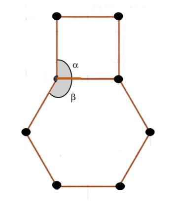 Nessa figura, a soma das medidas dos ângulos α e β é: