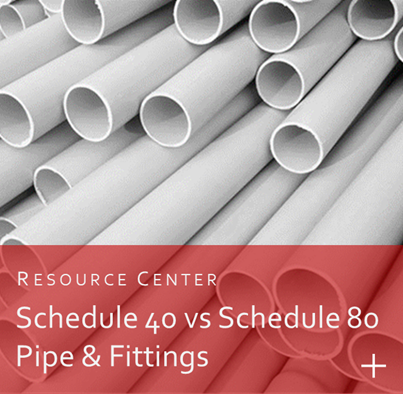 Compare Schedule 40 and Schedule 80 Pipe