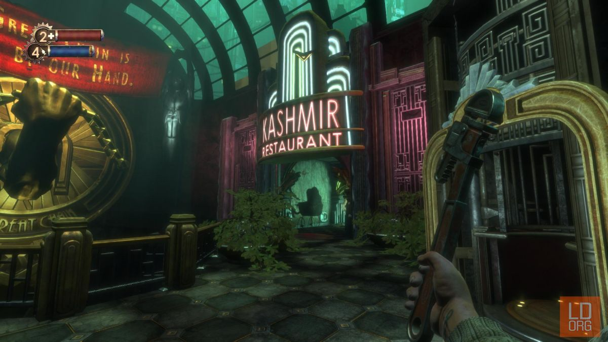 Bioshock, inspirada em jogos com estilo antigo