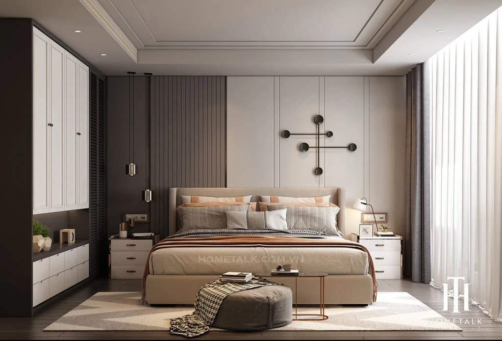 thiết kế nội thất phòng ngủ 15m2