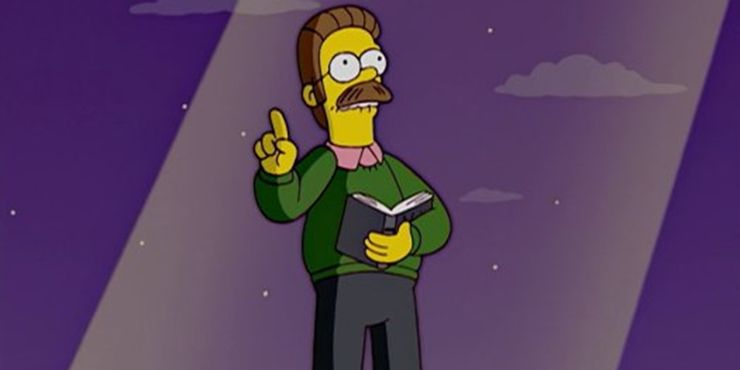 Ned Flanders de la série LES SIMPSONS