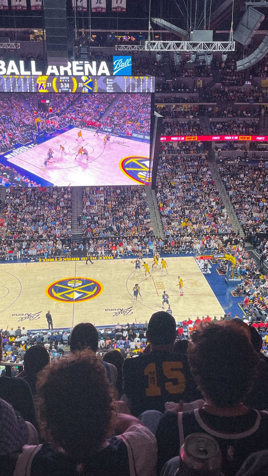 Emma's view of Game 2 of the Nuggets vs. Lakers playoff series.