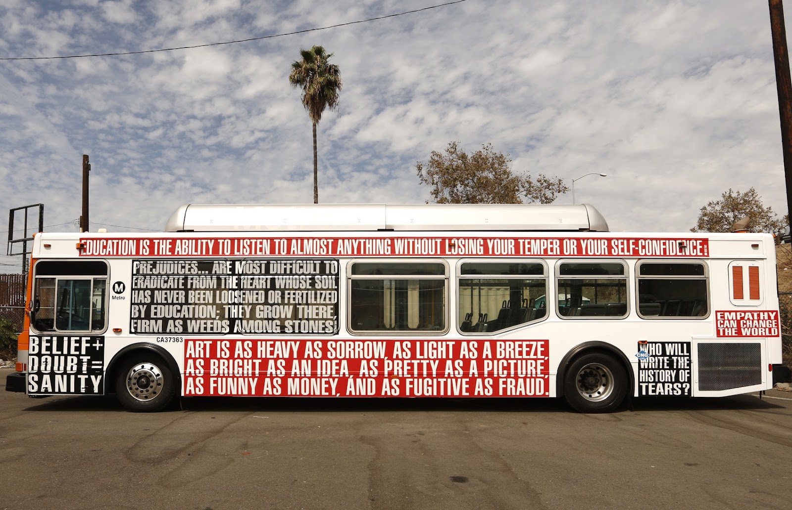 Image result for barbara kruger school bus