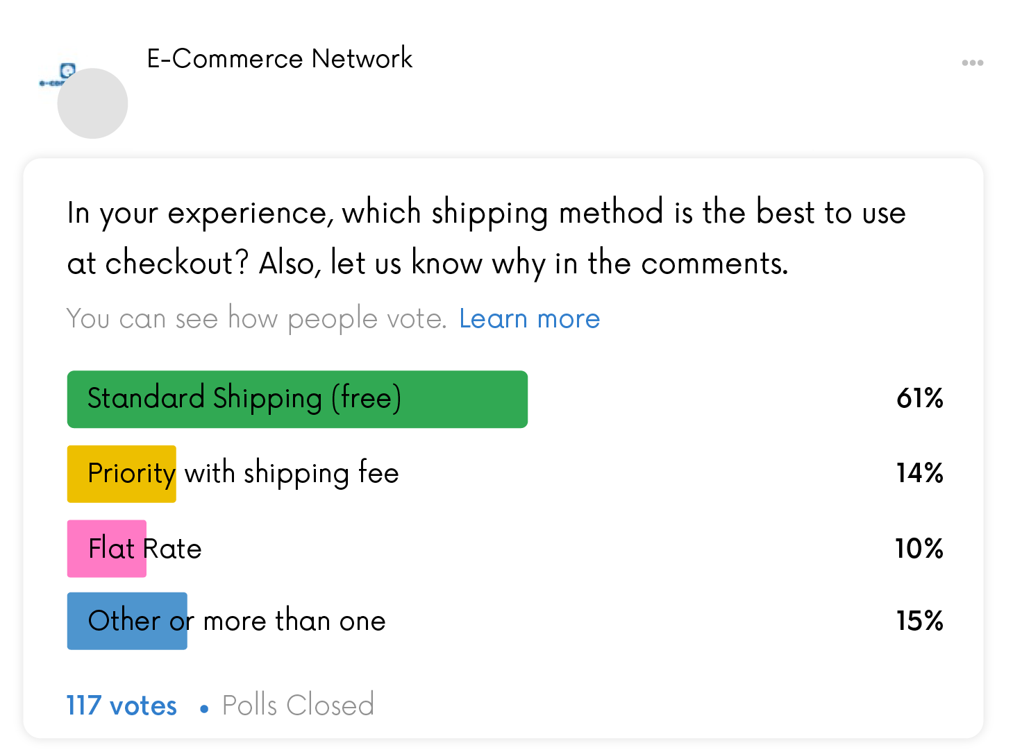best shipping method to use at checkout