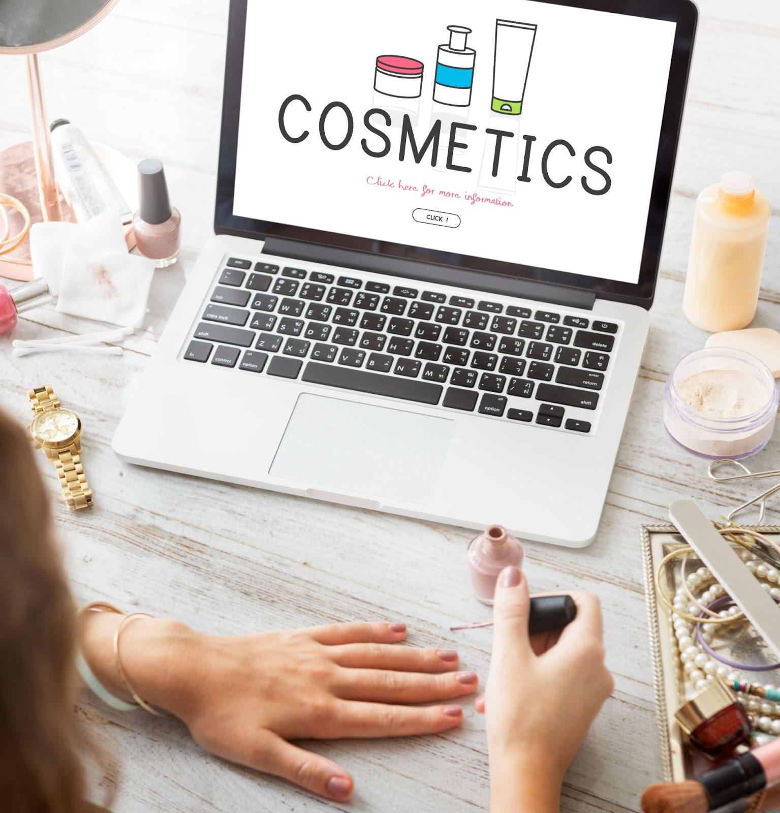 Creating online beauty products business site is quick with WordPress.