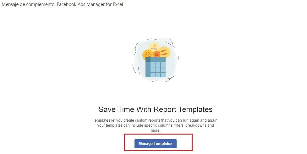 Excel Facebook Ads manager