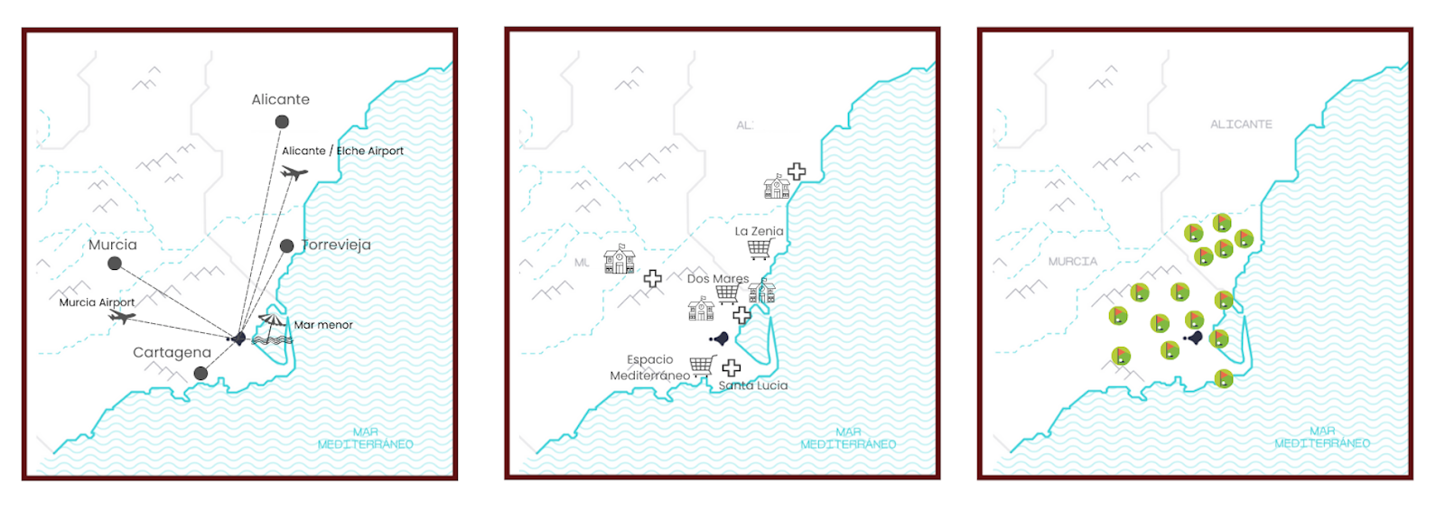 Santa Rosalia resort Hansson & Hertzell location distances Murcia