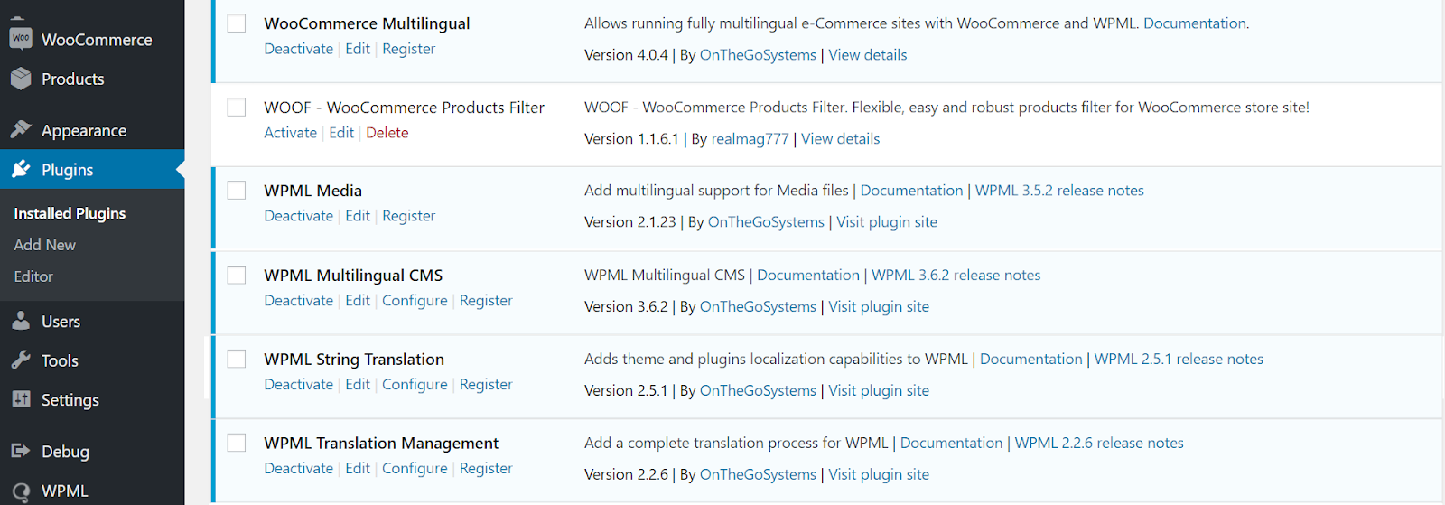 Dokan WPML module installation- WooCommerce Multilingual store
